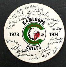 Load image into Gallery viewer, 1973-74 Kamloops Chiefs Vintage Sticker Water Slide Decal WHA Hockey

