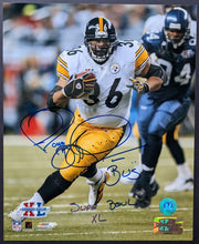 Load image into Gallery viewer, Jerome Bettis Pittsburgh Steelers Super Bowl XL Autographed Photo Football NFL
