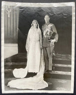 Type 1 International Press Photo King George VI & Queen Elizabeth VTG LOA Royals