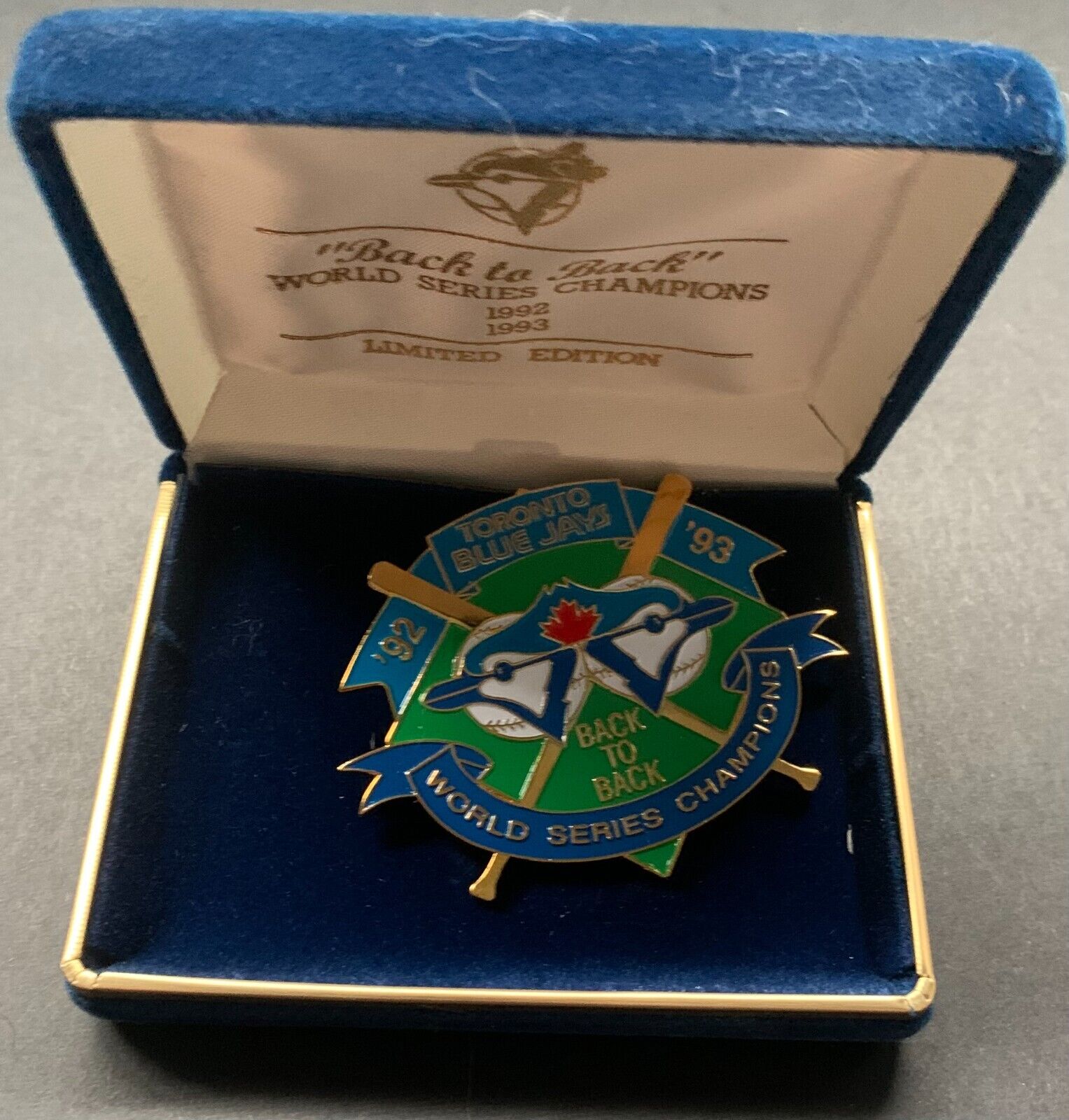 1993 World Series Champions Toronto Blue Jays Limited Edition Pin
