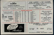 Load image into Gallery viewer, 1952-53 Cleveland Arena AHL Hockey Program Barons vs Hershey Bears Johnny Bower
