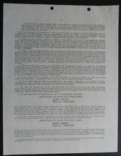 Load image into Gallery viewer, 1969 1 Year Contract Between Comedic Actor, Louis Nye &amp; Actors Union AFTRA
