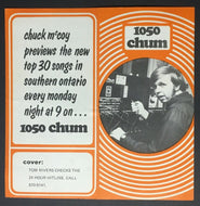 1970 CHUM Radio Survey Music Chart Toronto Simon & Garfunkel BB King Elvis