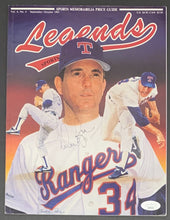 Load image into Gallery viewer, Nolan Ryan Autographed Legends MLB Sports Price Guide Texas Rangers Signed JSA
