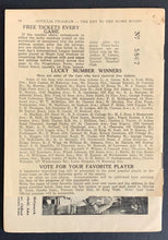 Load image into Gallery viewer, 1935 Maple Leaf Stadium Baseball Program Maple Leafs vs Newark Bears Vintage
