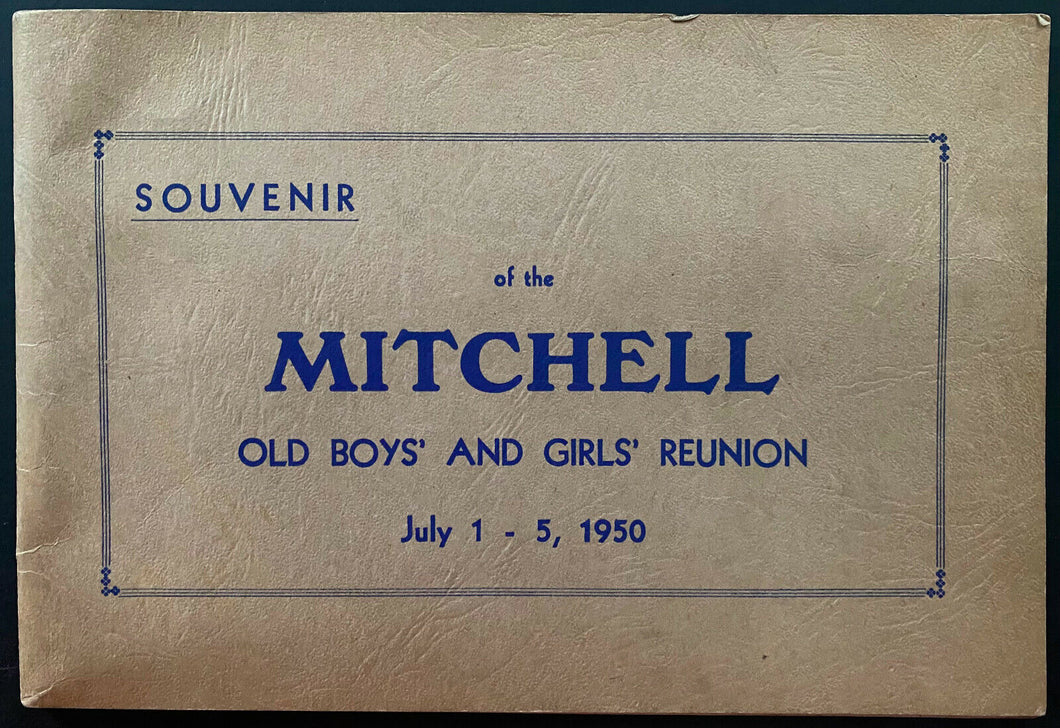 Mitchell Ontario Booklet Vintage Publication 1950 Reunion + Photos Inside