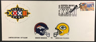 1998 Super Bowl XXXII San Diego First Day Cover Denver Broncos Green Bay Packers