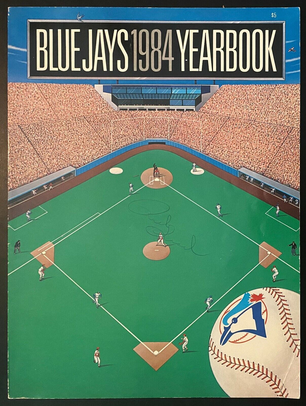 1984 Signed Vintage MLB Baseball Toronto Blue Jays Autographed Yearbook