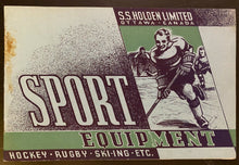 Load image into Gallery viewer, 1934 Canada Sports Equipment Catalogue King Clancy Endorsed Hockey Baseball Etc
