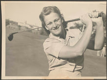 Load image into Gallery viewer, 1940 Babe Didrikson Type 1 Press Photo Greatest Female Athlete Golfer Golf Icon
