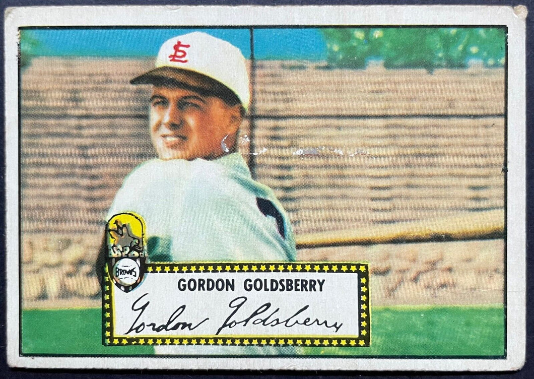 1952 Topps Baseball Gordon Goldsberry #46 St. Louis Browns Vintage MLB Card