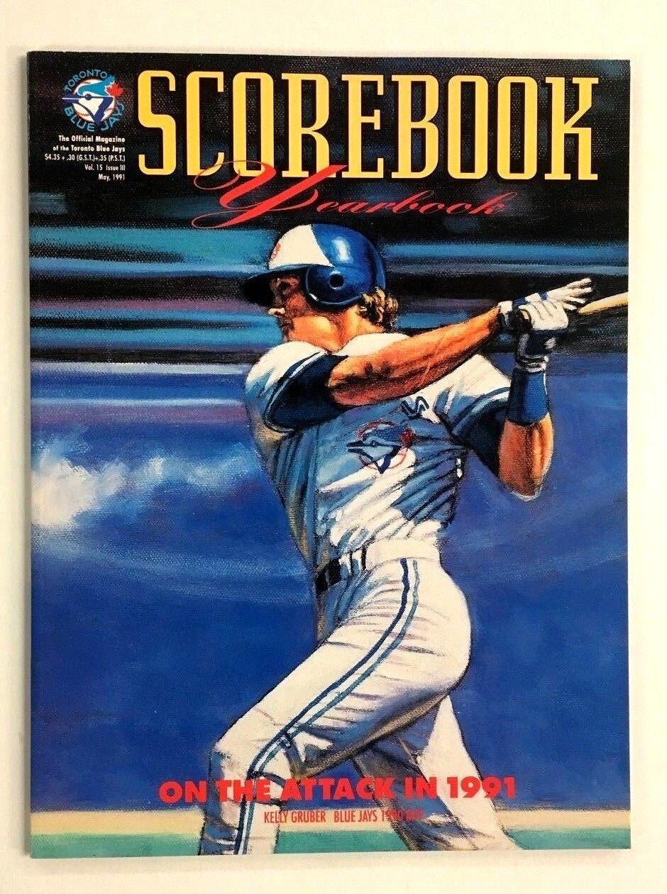 1991 Toronto Blue Jays Baseball Yearbook Program Vol 15 Issue 111 SkyDome MLB