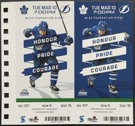 03/10/2020 NHL Hockey Last Game Before League Shutdown Ticket x2 Maple Leafs