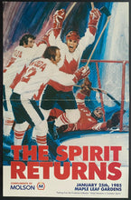 Load image into Gallery viewer, 1985 Reunion Game 1972 Summit Series Team Canada vs All-Stars MLG Vintage
