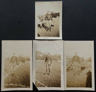 4 Vintage Football Photos University Pictures Clarkson Tech New York Old Antique