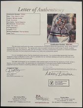 Load image into Gallery viewer, Michael Jordan Autographed Signed Beckett Basketball Magazine 1993 JSA Authentic
