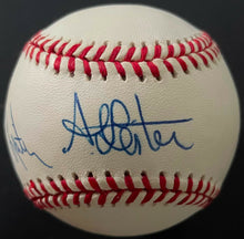 Load image into Gallery viewer, Mark + Al Leiter Dual Signed Autographed American League Rawlings Baseball
