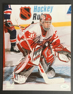 Dominik Hasek Autographed Signed Detroit Red Wings NHL Hockey Photo JSA COA