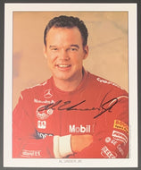 1999 Al Unser Jr. Autographed Signed Promo Photo Race Car Driving Great 8x10