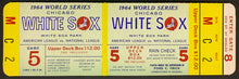 Load image into Gallery viewer, 1964 Chicago White Sox World Series Phantom Ticket Baaseball Game 5 Vintage
