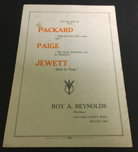 Load image into Gallery viewer, 1926 Hamilton Amateur Athletic Association Tiger Football Club Program Rare CFL
