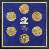 2001 Toronto Blue Jays SGA 25th Year In MLB Anniversary Coin Set The Sun