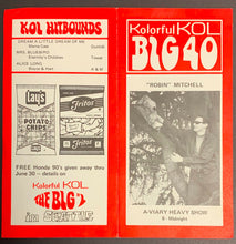 Load image into Gallery viewer, 1960s KOLs Big 40 In The Great Northeast Chart Radio Survey Issue #8 Eric Burdon

