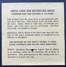 Load image into Gallery viewer, 1997 Indy 500 Ticket + Parking Pass + Drivers&#39; Meeting Invitation Vintage Racing
