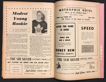 Load image into Gallery viewer, 1949 NHL Hockey Program Toronto Maple Leaf Sports Magazine Vs Detroit Red Wings
