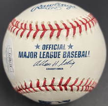 Load image into Gallery viewer, Aaron Hicks Autographed Major League Rawlings Baseball New York Yankees JSA
