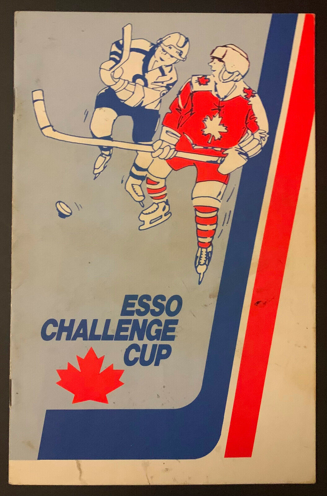1982 Esso Challenge Cup Hockey Tournament Program Cimetta Signed Lineup Selanne