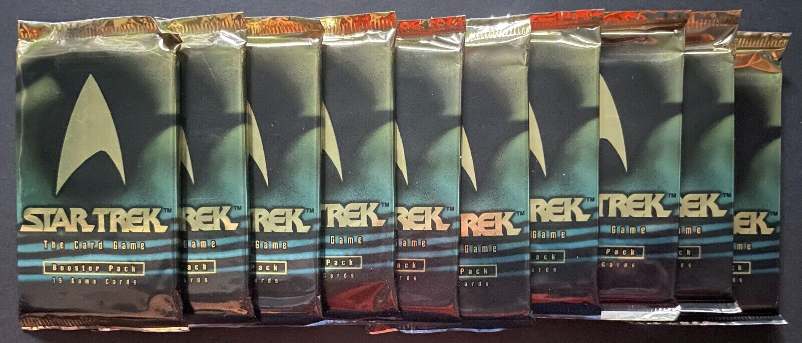 1996 Star Trek Fleer SkyBox Sealed Booster Packs x10 Card Game Trading Glory Days Collectibles 1996 Star Trek Fleer SkyBox Sealed Booster Packs x10 Card Game Trading Glory Days Collectibles