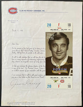 Load image into Gallery viewer, 1996 Montreal Forum Final Game Ticket + Ronald Corey Personal Letter Signed LOA
