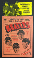 1964 Beatles Ticket A Hard Days Night Movie + Complete Picture Story Fab 4
