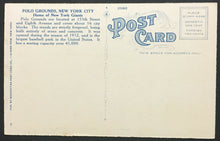 Load image into Gallery viewer, 1900s MLB Baseball Polo Grounds Stadium Postcard New York Giants Post Card Rare

