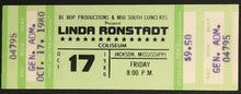 Load image into Gallery viewer, 1980 Linda Ronstadt Concert Ticket Jackson Mississippi Coliseum Your No Good
