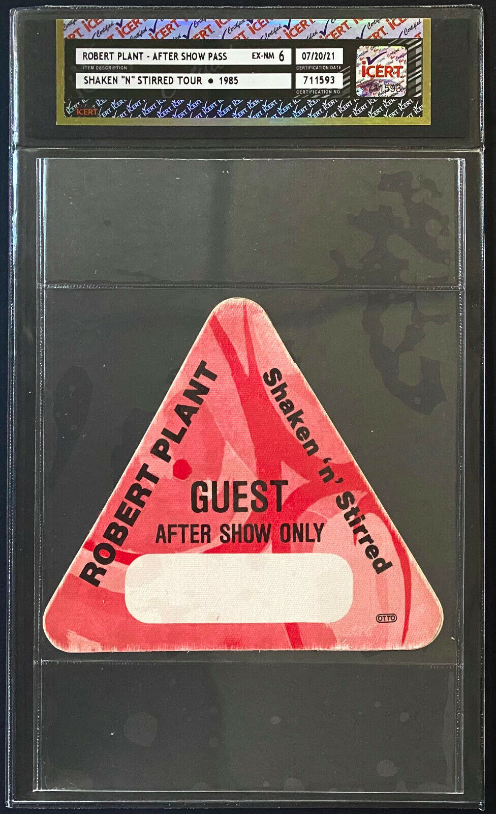 1985 Robert Plant Shaken 
