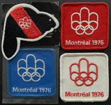 Load image into Gallery viewer, 1976 Official Summer Olympics Montreal Four Patches Partial Original Packaging
