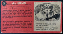 Load image into Gallery viewer, 1964-65 Vintage Boston Bruins Leo Boivin Topps Tallboy NHL Hockey Card
