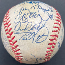 Load image into Gallery viewer, 1993 Official World Series Philadelphia Phillies Signed x28 Baseball JSA LOA MLB
