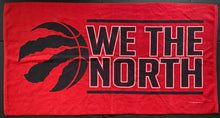 Load image into Gallery viewer, 2016 Toronto Raptors Team Issued Game Towel NBA Basketball We The North

