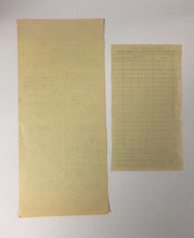 Load image into Gallery viewer, 1940 Lester Patricks Hockey Game Instruction Sheet + Score Card For Board Game
