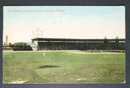 1911 Hanlon's Point Stadium Baseball Posted  Postcard Toronto Canada Vtg