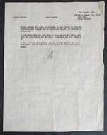 Toronto Maple Leaf Baseball Owner Jack Kent Cooke Signed Autographed Memo VTG