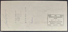 Load image into Gallery viewer, 1974 Maple Leaf Gardens Bank Cheque Vintage NHL Signed Harold Ballard Check
