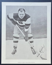 Load image into Gallery viewer, 1933-34 Boston Bruins Program Insert NHL Hockey Photo Vic Ripley
