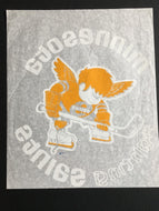 VTG 1972 New Minnesota Saints WHA Hockey Iron On Transfer