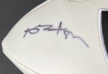 Load image into Gallery viewer, Antonio Brown + Derek Carr Autographed Oakland Raiders Football Signed Fanatics
