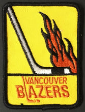 Load image into Gallery viewer, 1970&#39;s Vintage Vancouver Blazers WHA Jersey Patch Crest Pacific Coliseum Hockey
