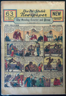 1947 Vintage Joe Palooka Full Page Comic Evansville Indiana Newspaper Boxing